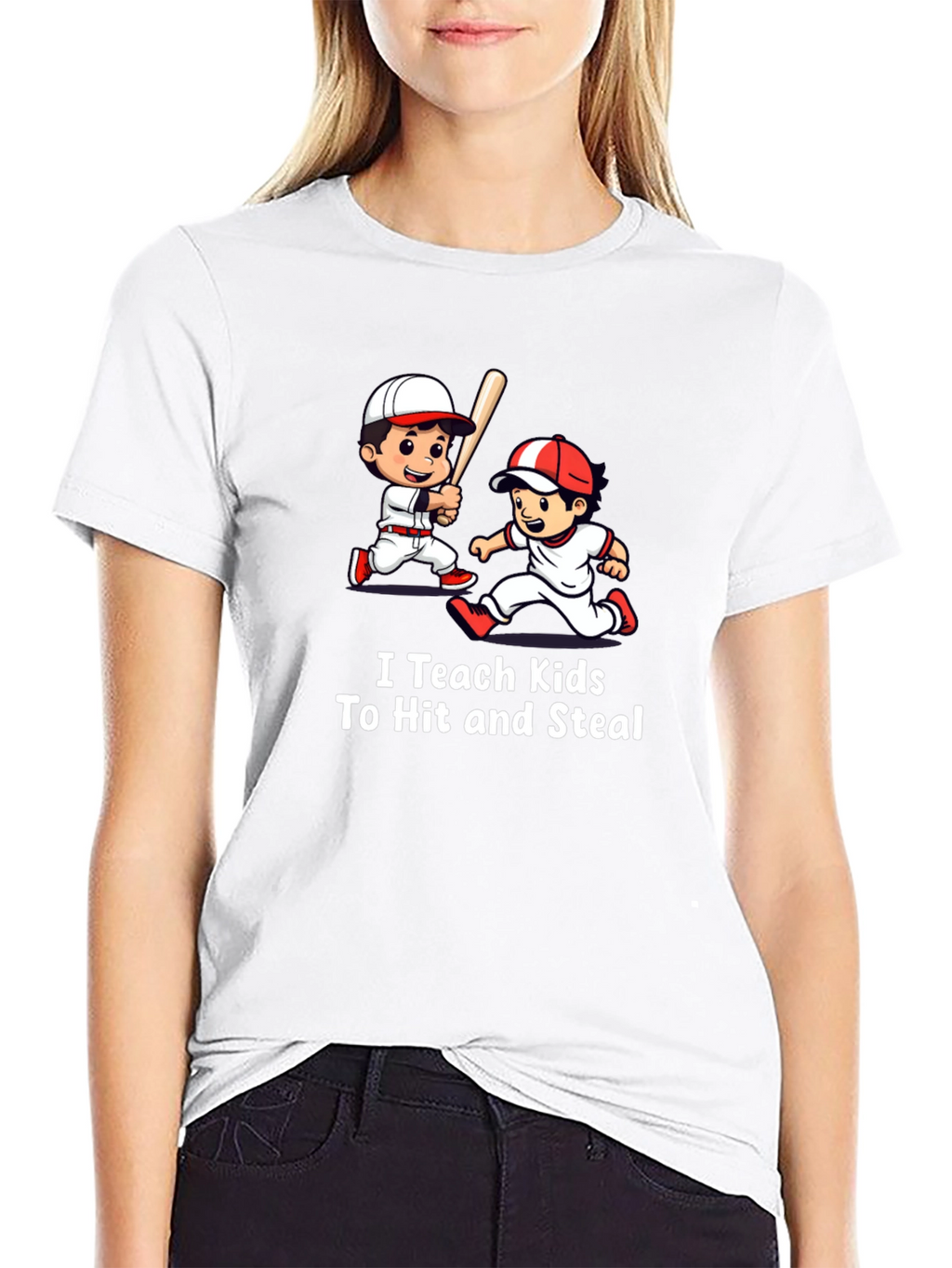 I Teach Kids To Hit and Steal T-Shirt