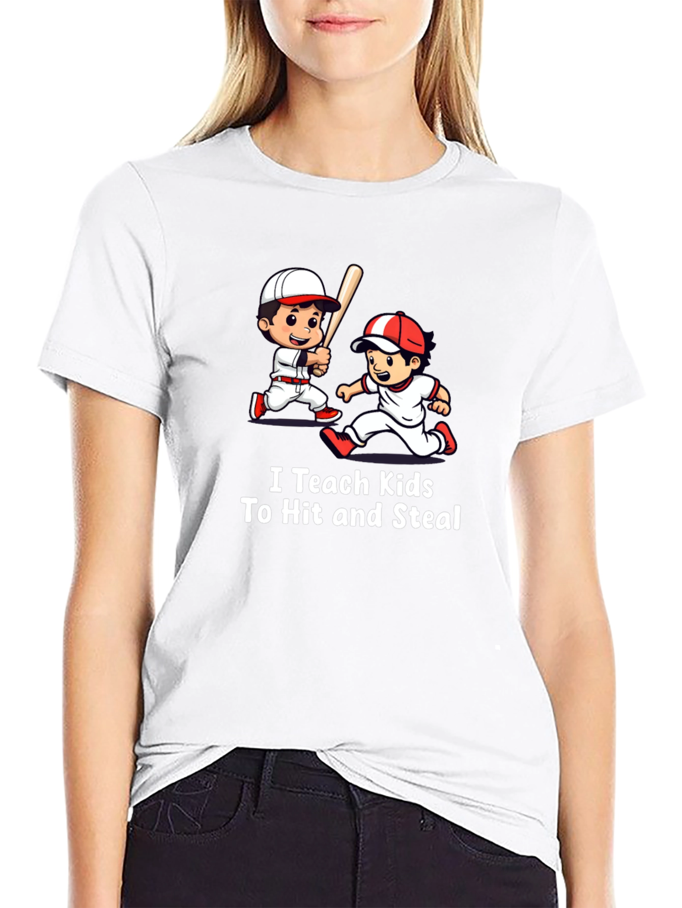I Teach Kids To Hit and Steal T-Shirt