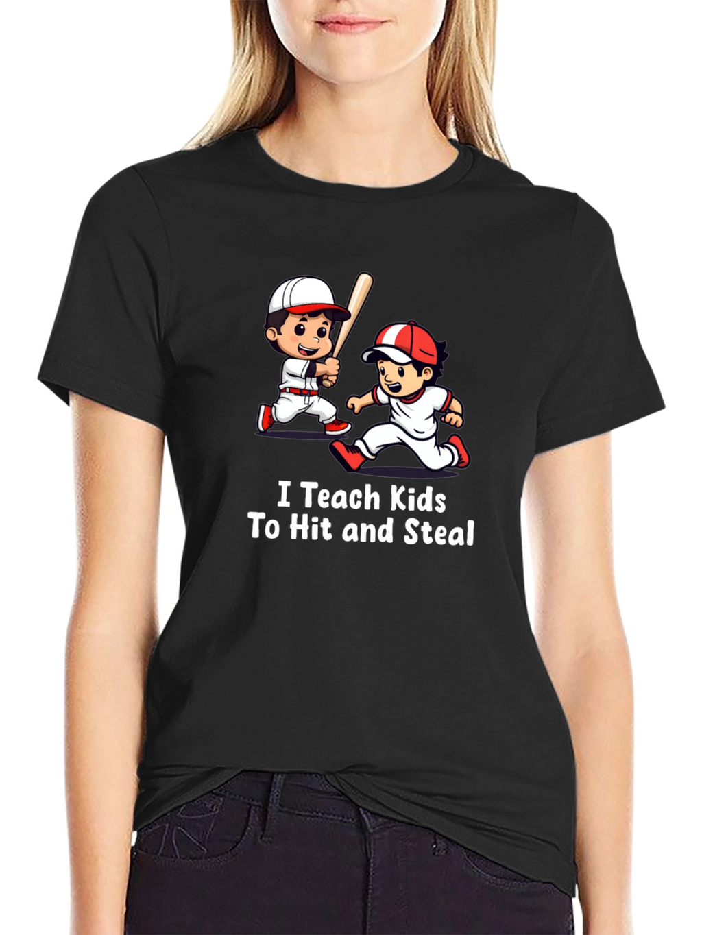 I Teach Kids To Hit and Steal T-Shirt