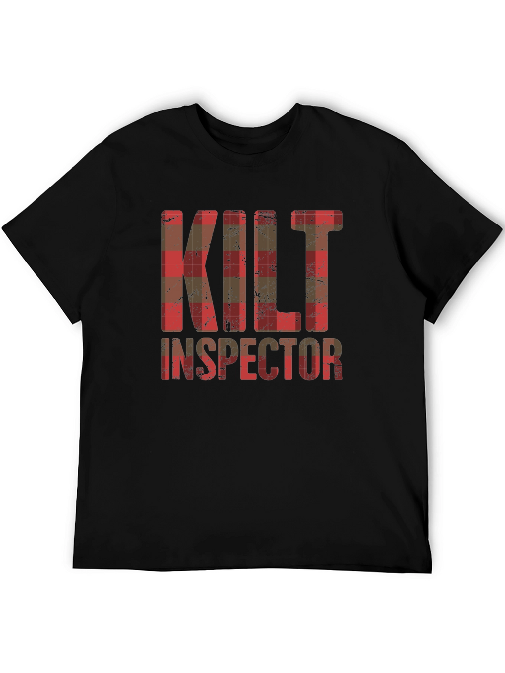 Kilt Inspector Plaid Graphic Tee