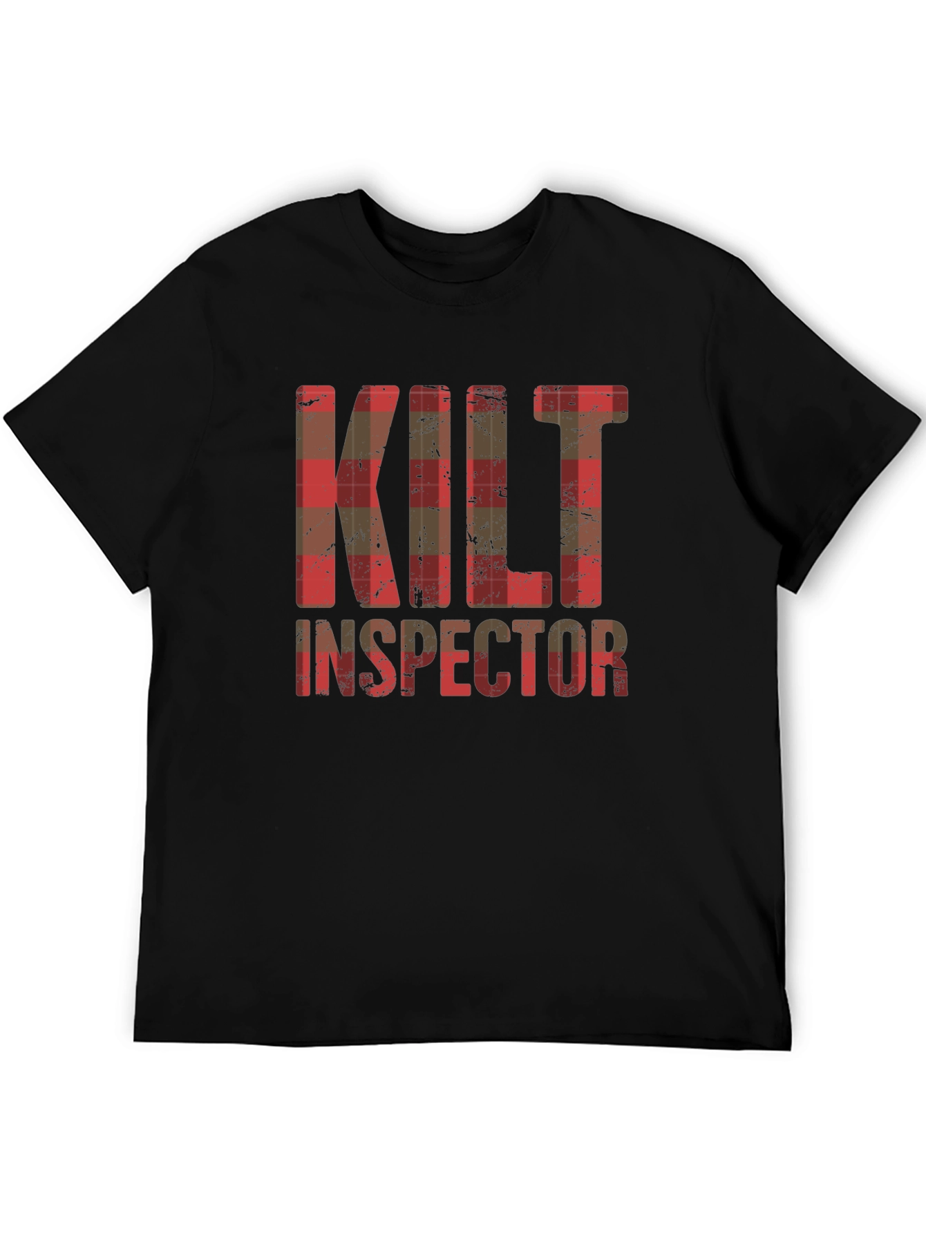 Kilt Inspector Plaid Graphic Tee