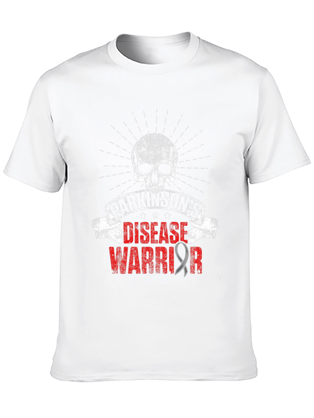 Parkinsons Disease Warrior T-Shirt - Skull Design