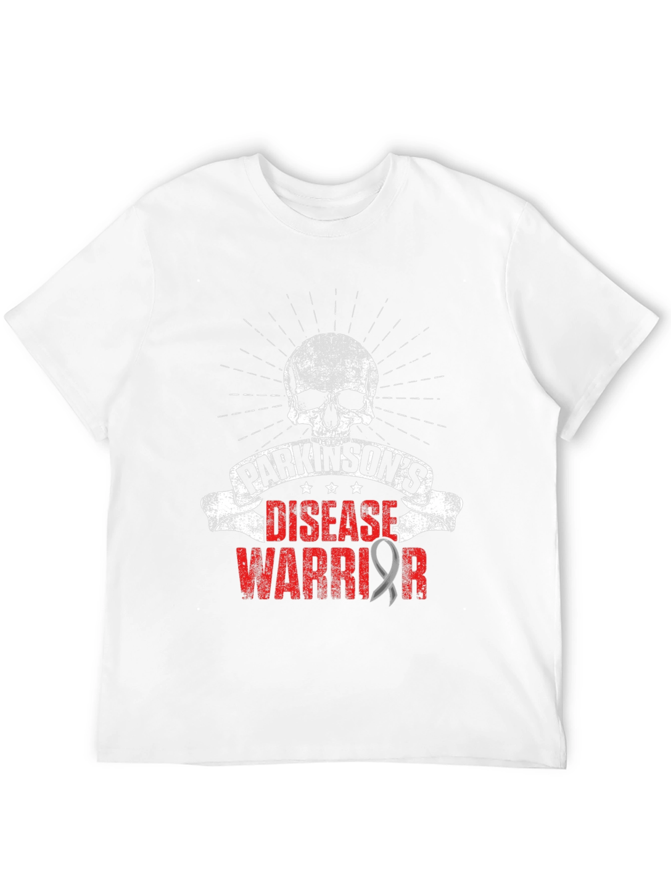 Parkinsons Disease Warrior T-Shirt - Skull Design