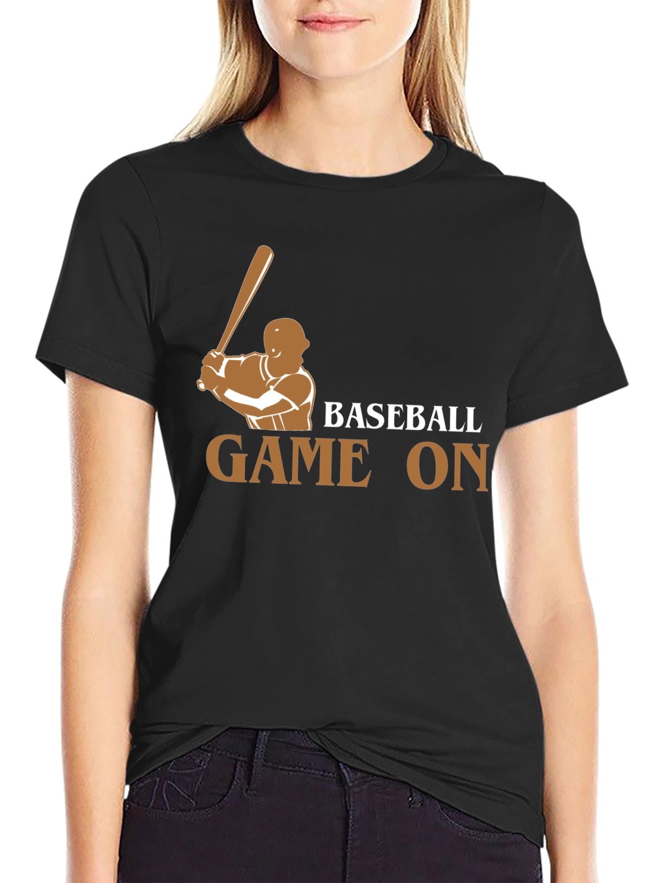 Baseball Game On Graphic T-Shirt