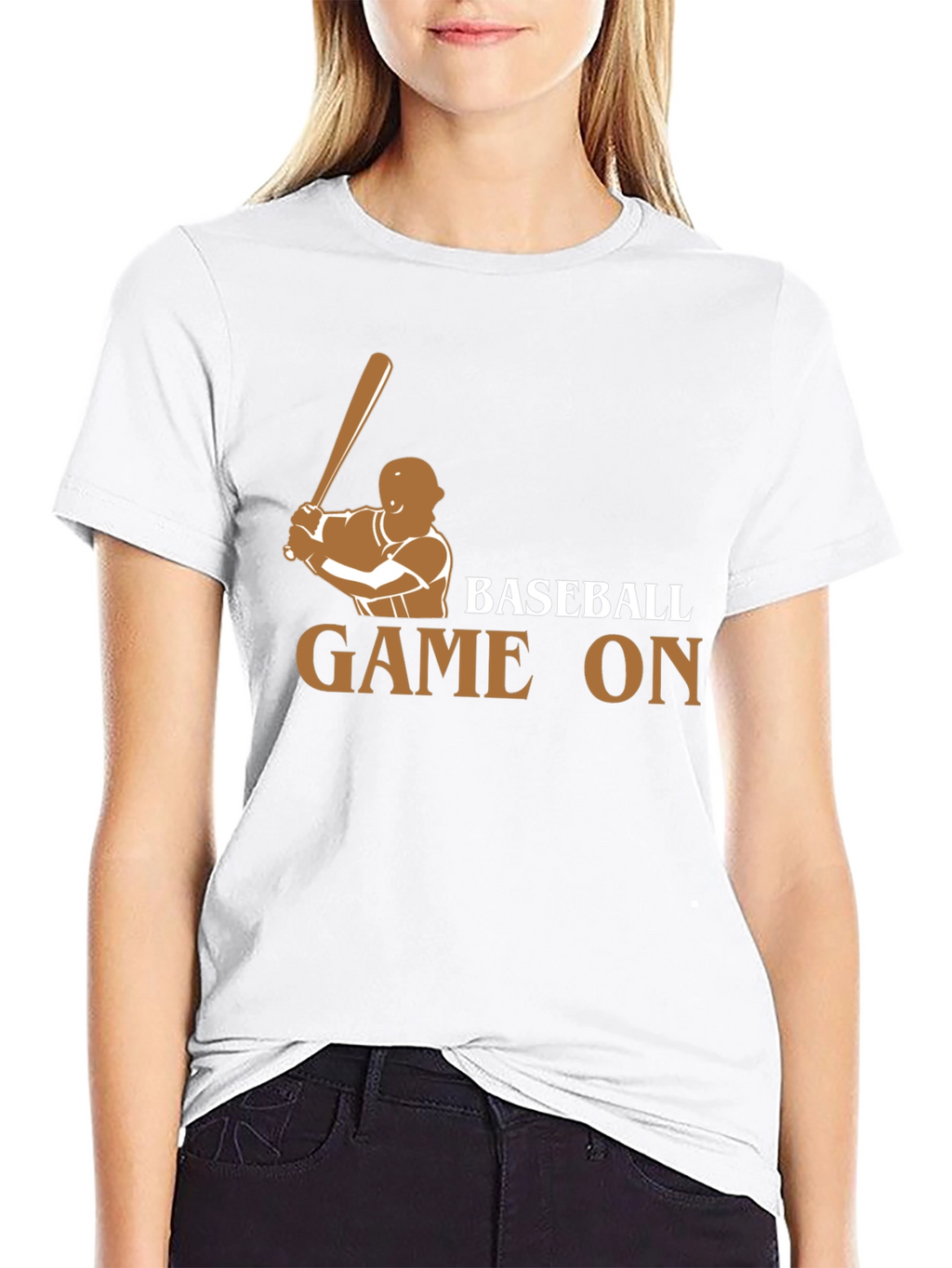 Baseball Game On Graphic T-Shirt