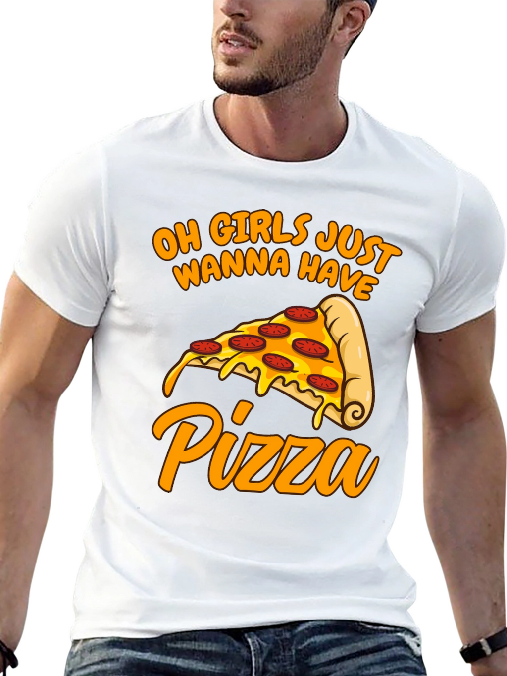 Oh Girls Just Wanna Have Pizza T-Shirt