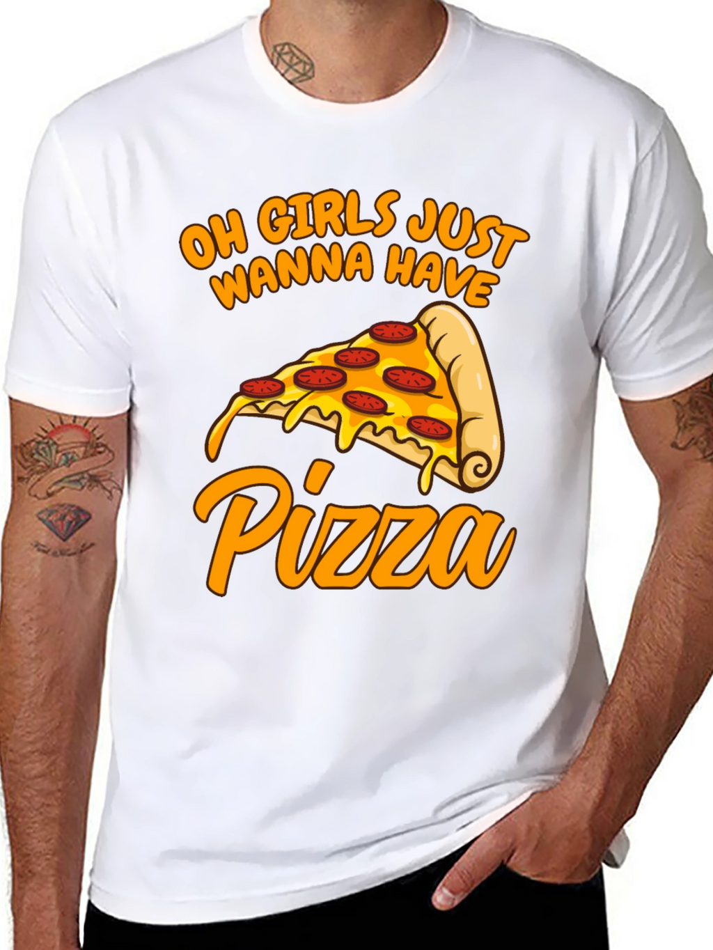 Oh Girls Just Wanna Have Pizza T-Shirt