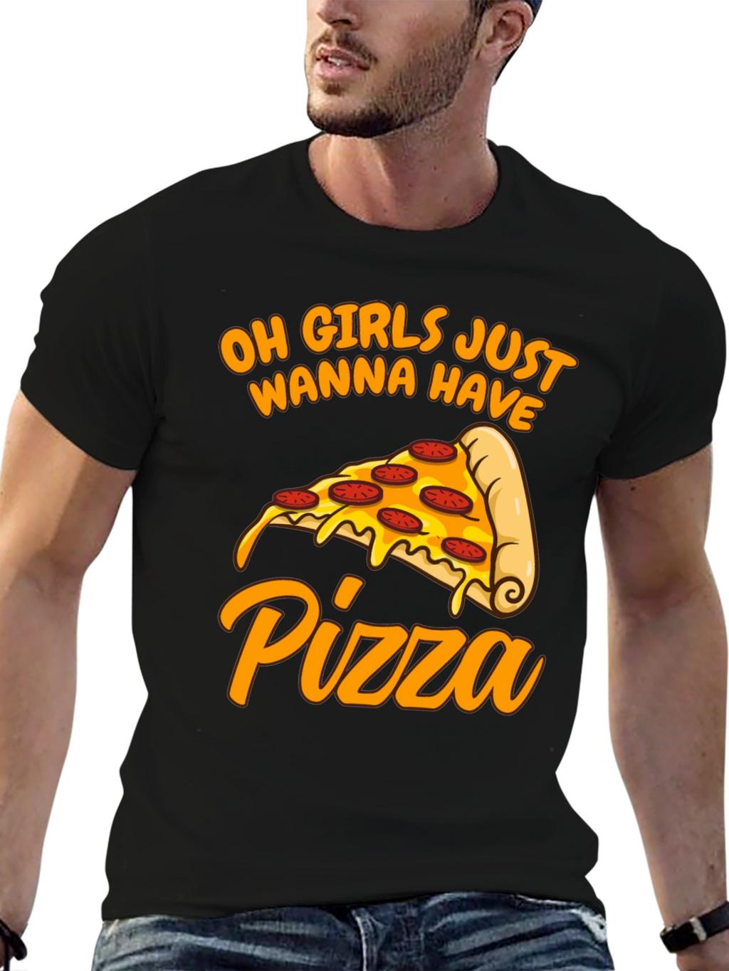 Oh Girls Just Wanna Have Pizza T-Shirt