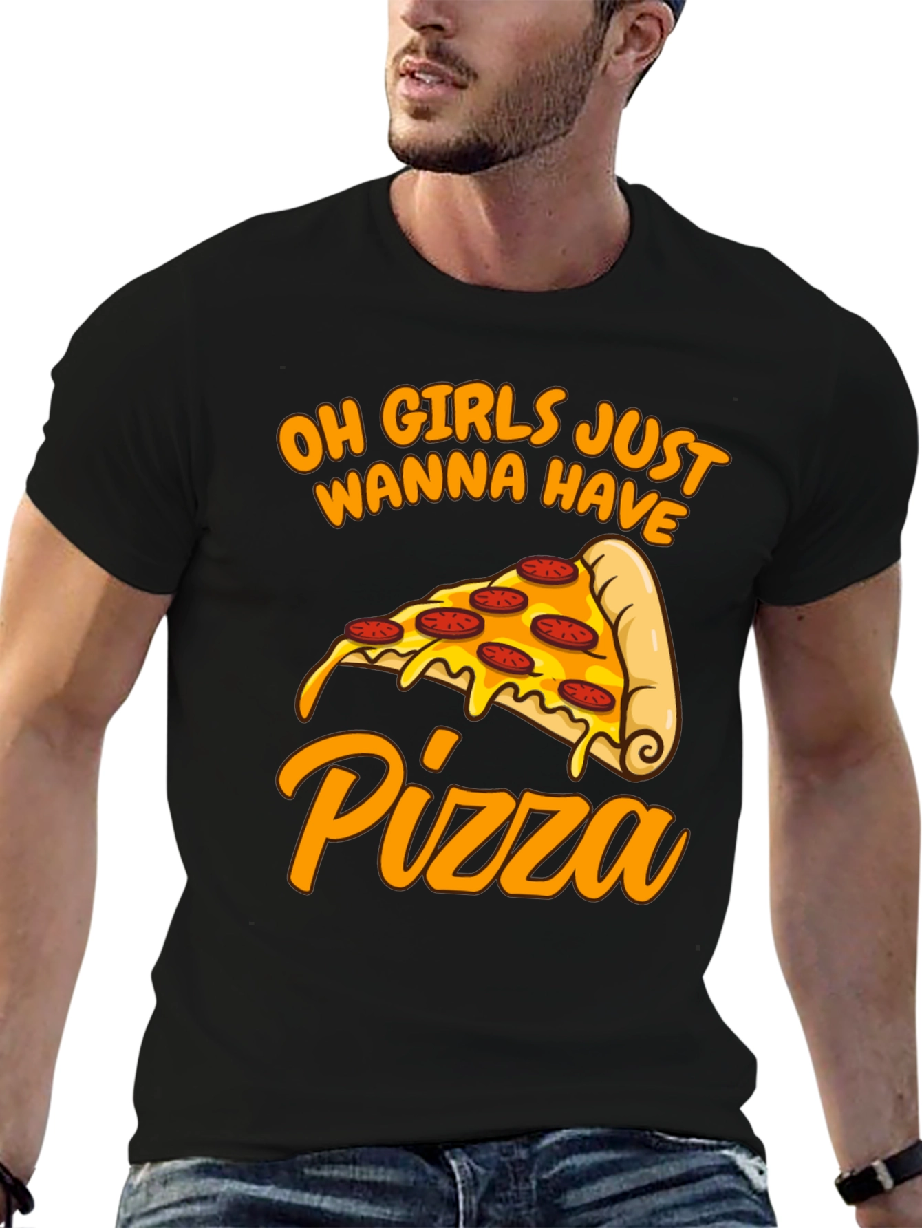 Oh Girls Just Wanna Have Pizza T-Shirt