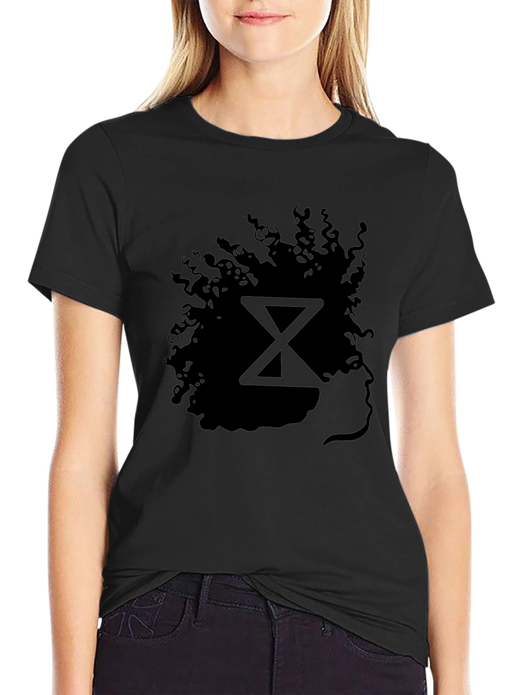 Stylish Silhouette Graphic Print Mens T-Shirt