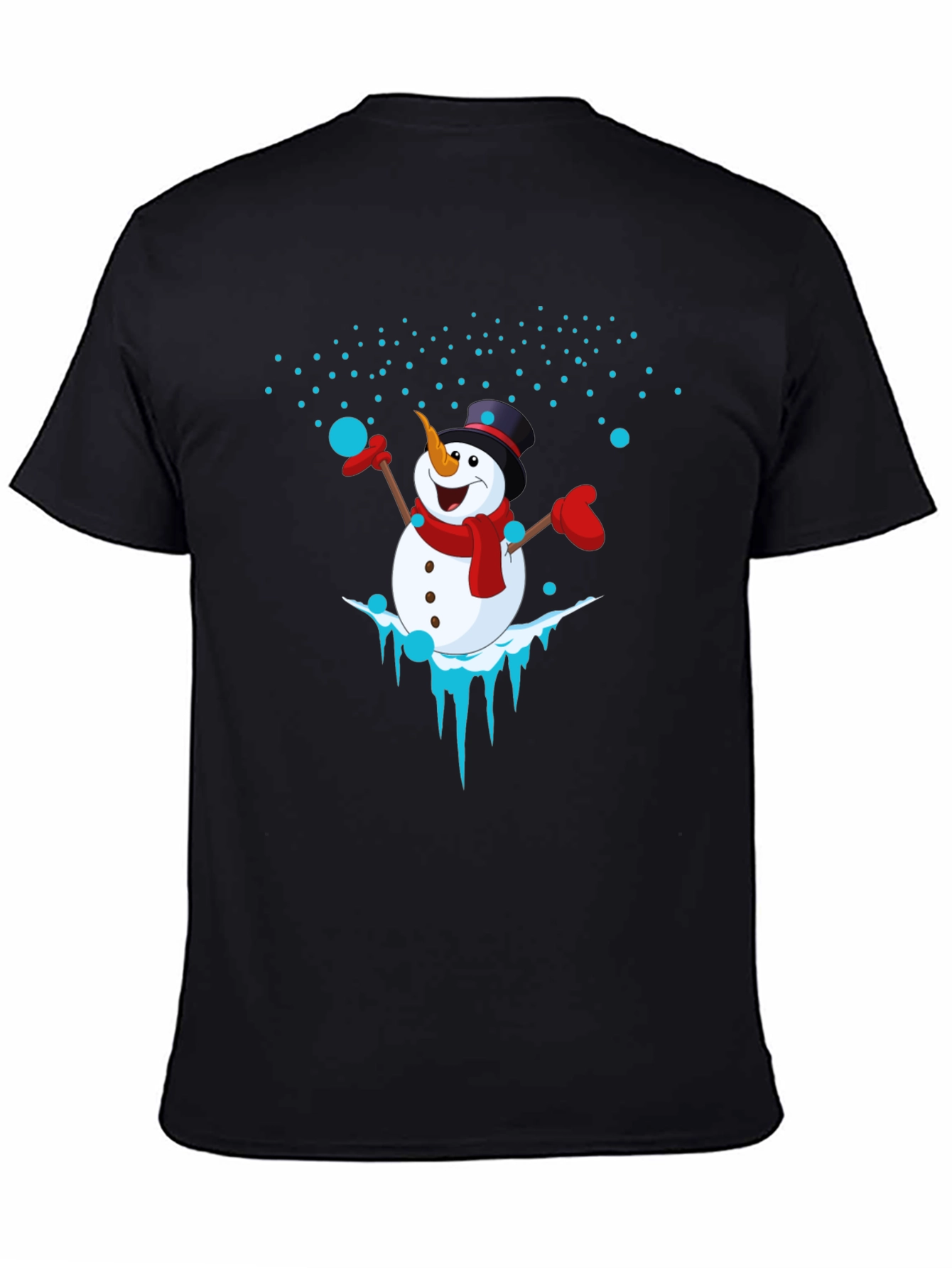 Snowman Graphic Tee - Holiday Cheer