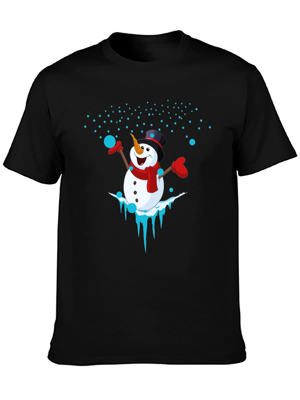 Snowman Graphic Tee - Holiday Cheer