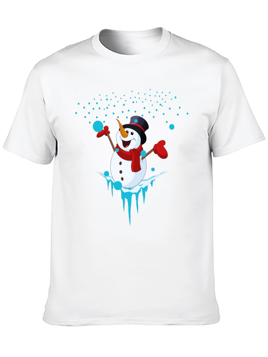 Snowman Graphic Tee - Holiday Cheer