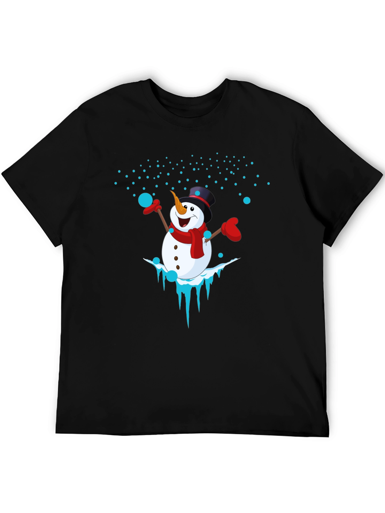 Snowman Graphic Tee - Holiday Cheer