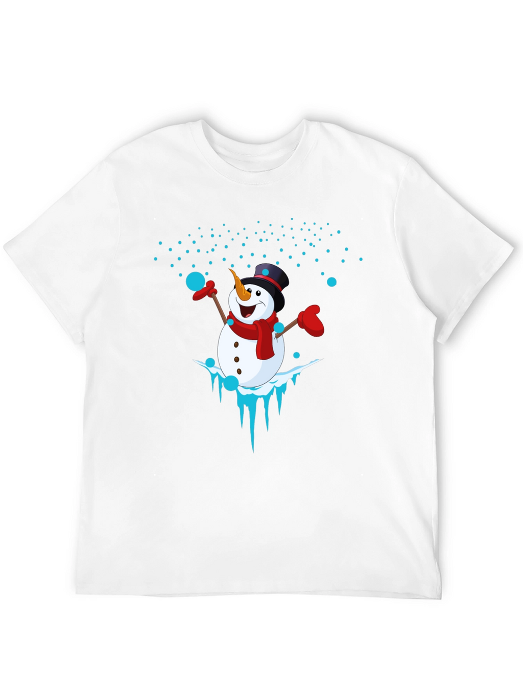 Snowman Graphic Tee - Holiday Cheer
