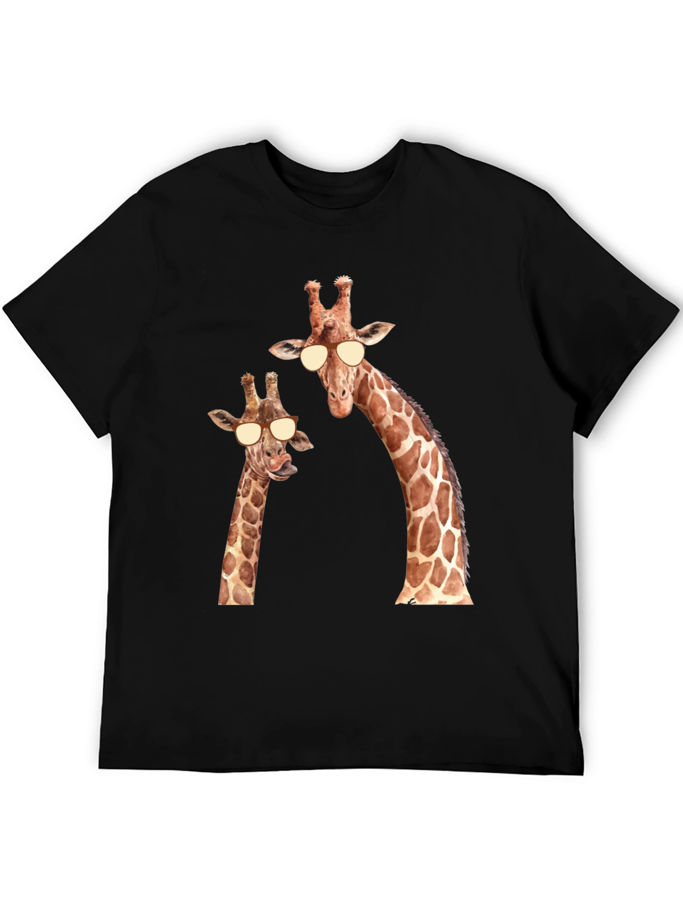 Giraffe Sunglasses T-Shirt - Funny Animal Tee