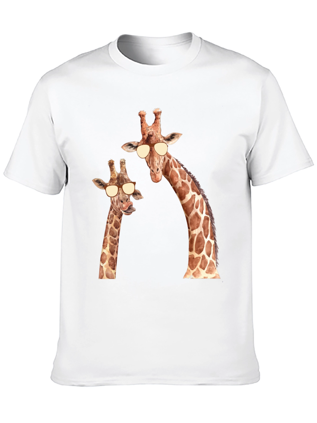 Giraffe Sunglasses T-Shirt - Funny Animal Tee