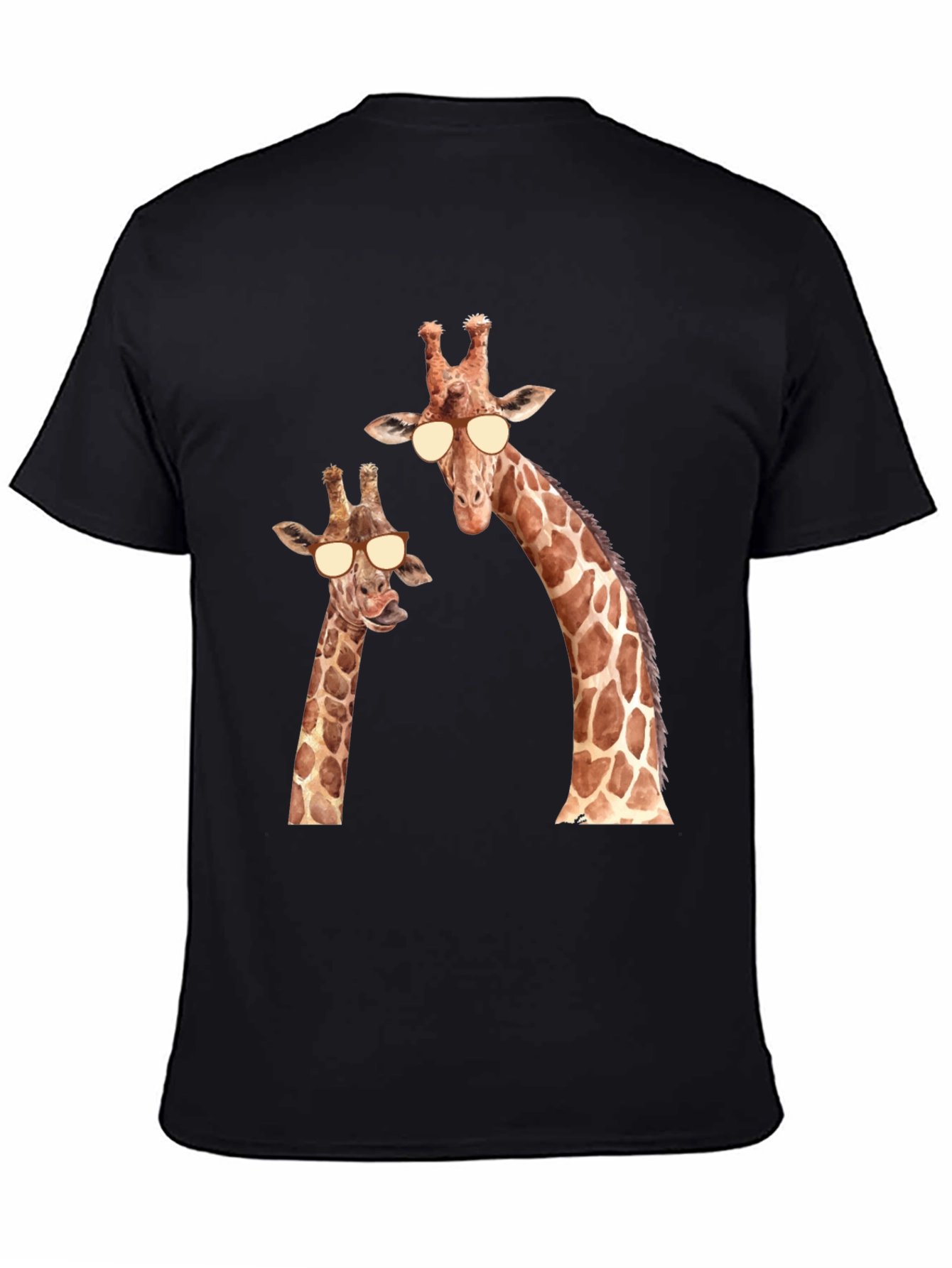 Giraffe Sunglasses T-Shirt - Funny Animal Tee