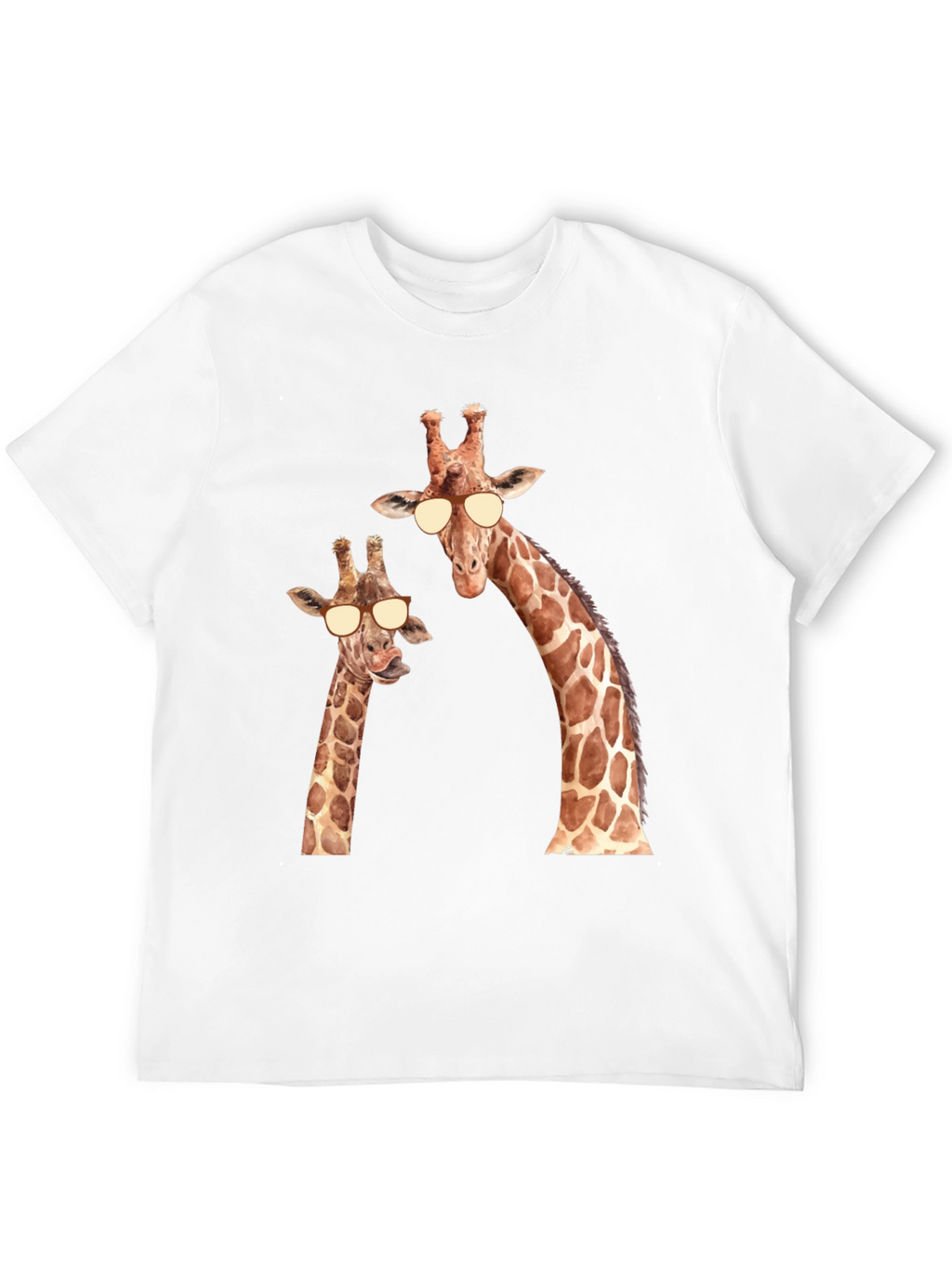Giraffe Sunglasses T-Shirt - Funny Animal Tee