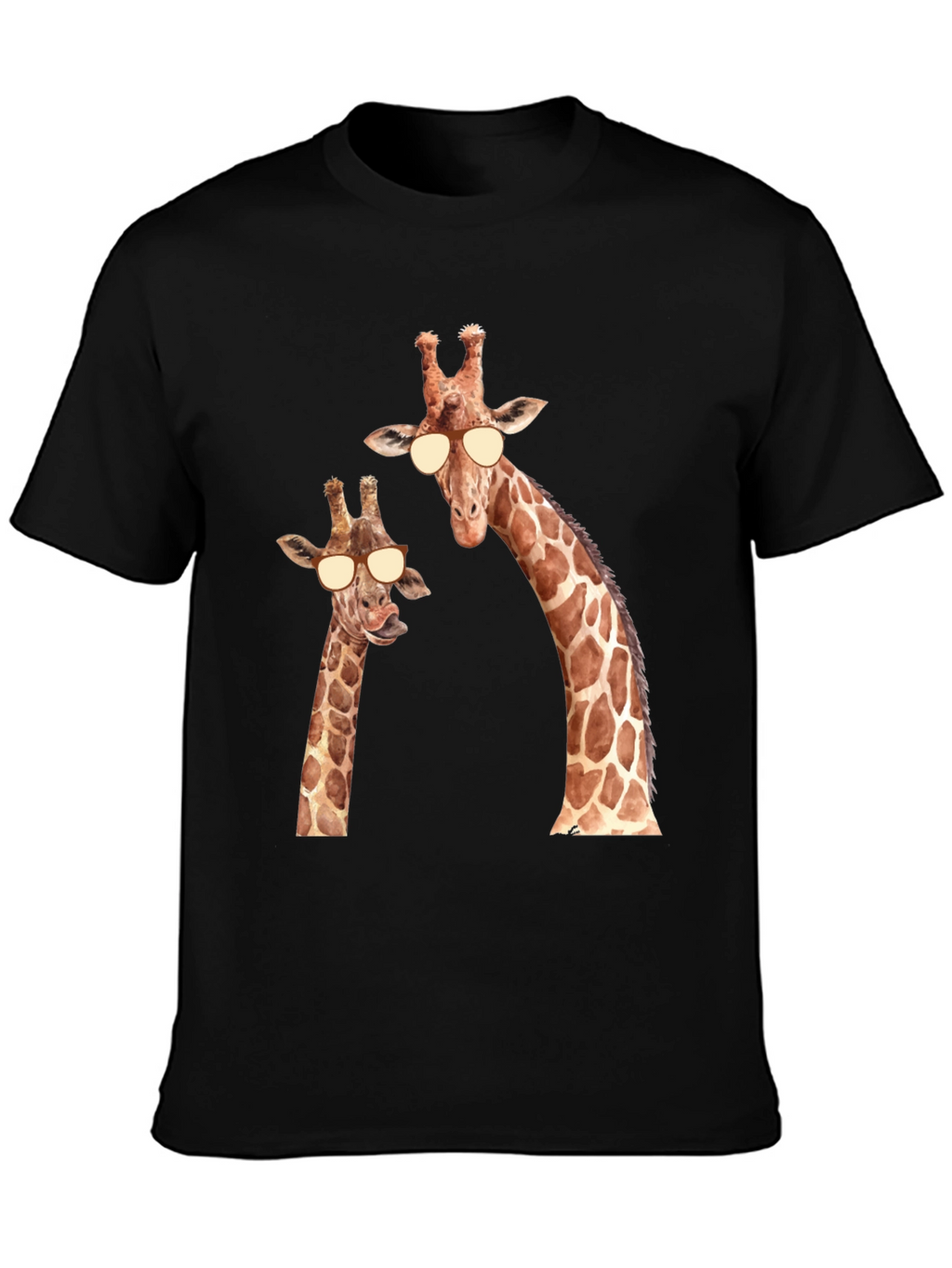 Giraffe Sunglasses T-Shirt - Funny Animal Tee