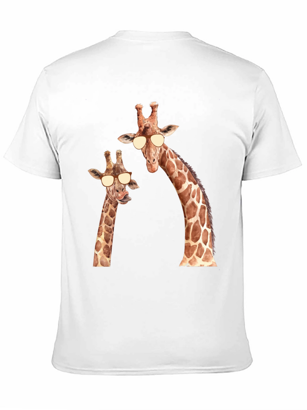 Giraffe Sunglasses T-Shirt - Funny Animal Tee