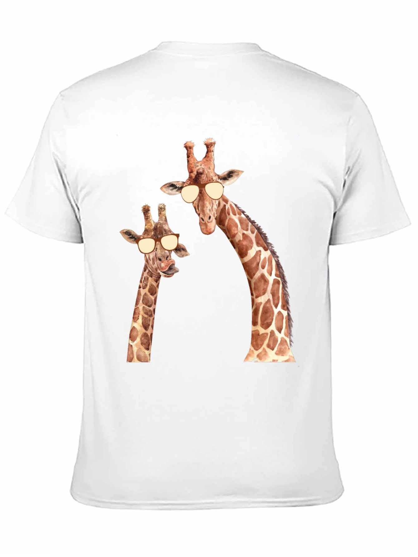 Giraffe Sunglasses T-Shirt - Funny Animal Tee