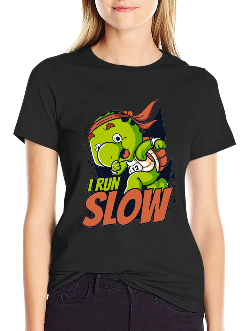 I Run Slow Turtle T-Shirt - Funny Running Tee