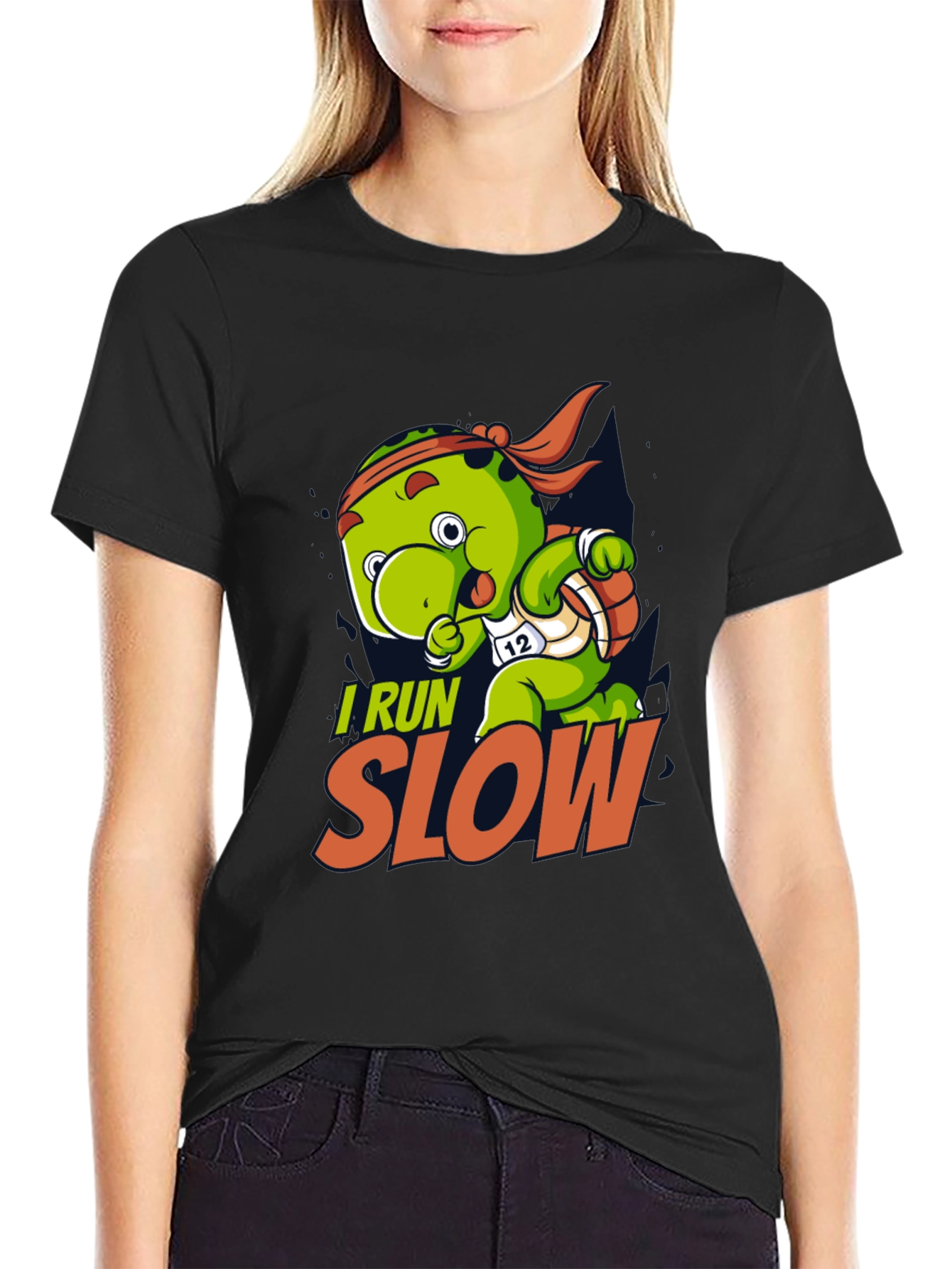 I Run Slow Turtle T-Shirt - Funny Running Tee