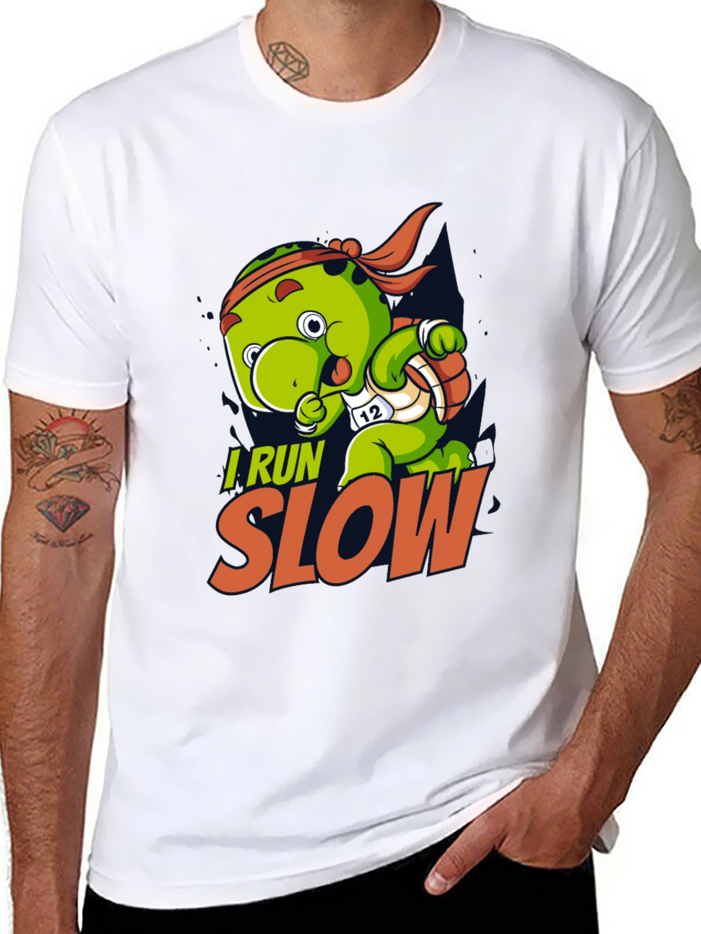 I Run Slow Turtle T-Shirt - Funny Running Tee