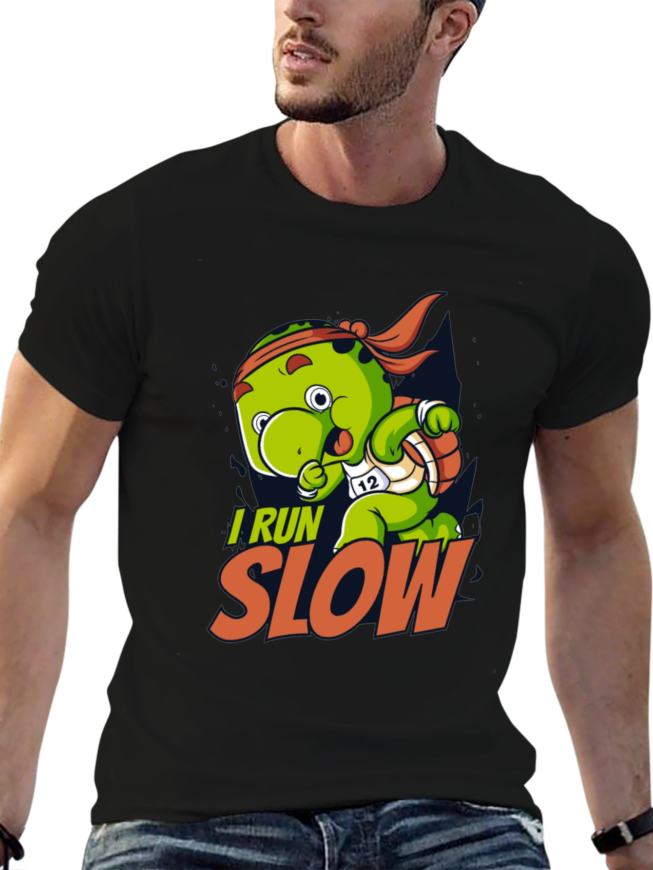 I Run Slow Turtle T-Shirt - Funny Running Tee
