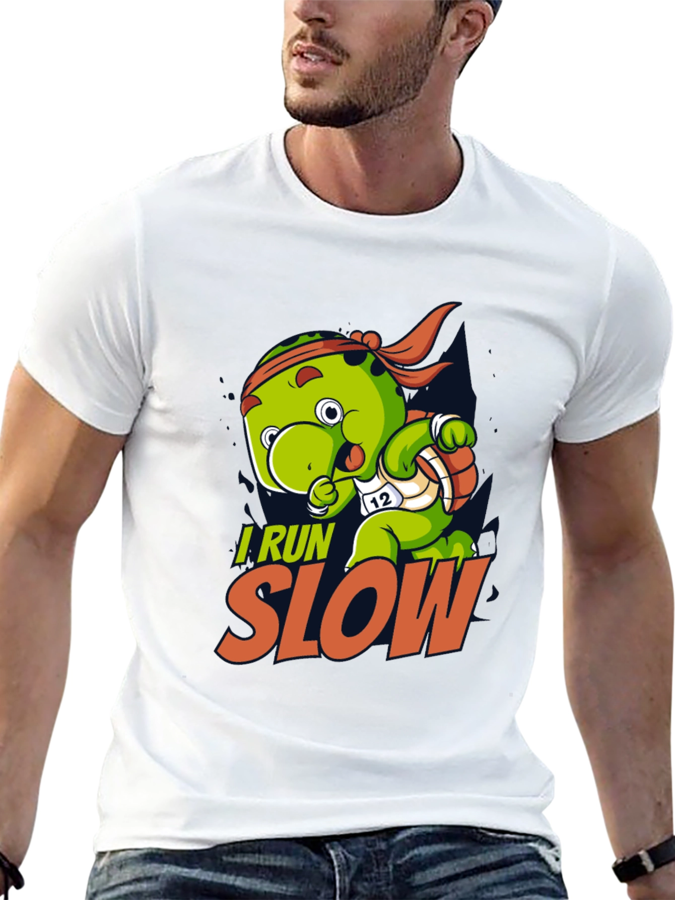 I Run Slow Turtle T-Shirt - Funny Running Tee