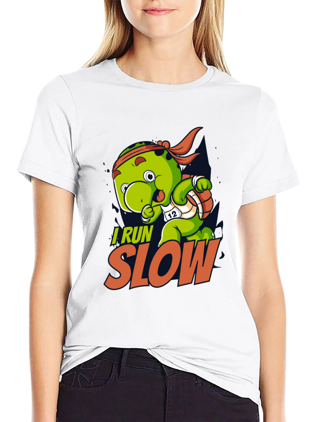 I Run Slow Turtle T-Shirt - Funny Running Tee