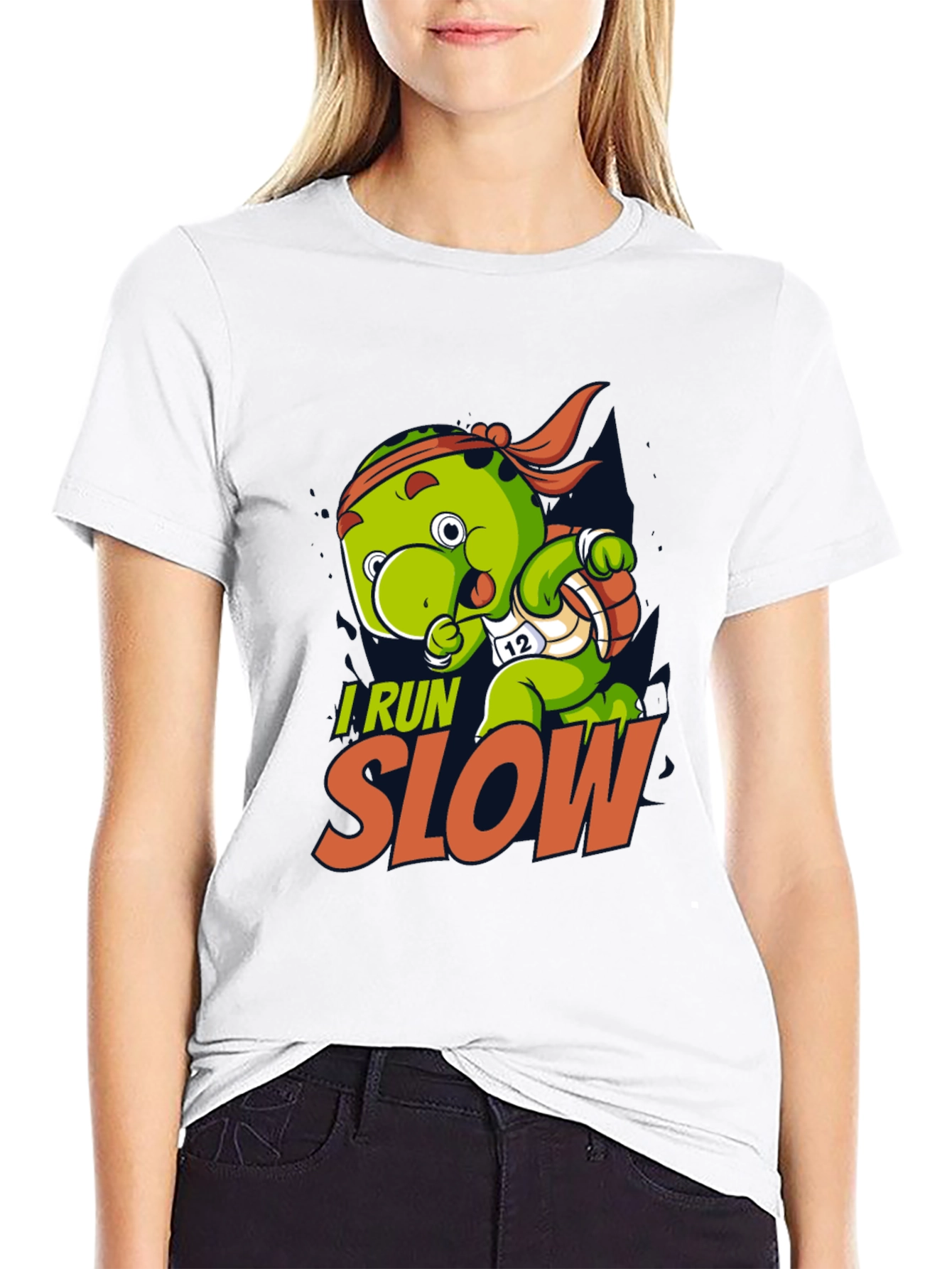 I Run Slow Turtle T-Shirt - Funny Running Tee