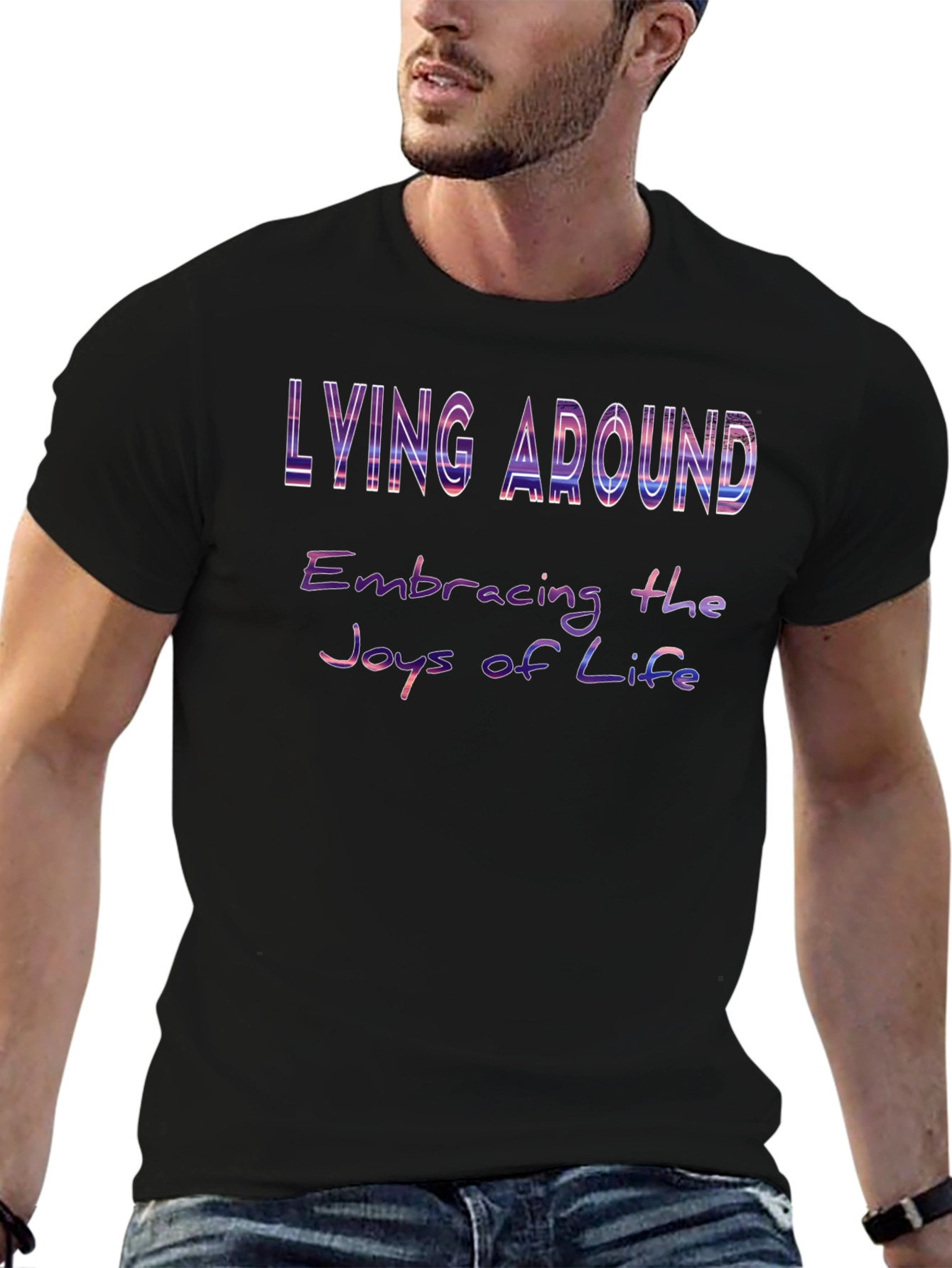 Lying Around Graphic Tee