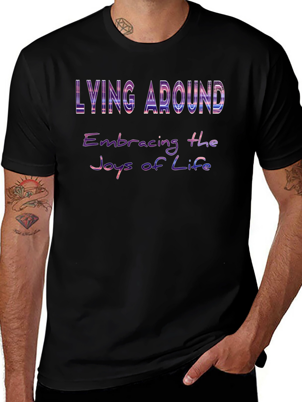 Lying Around Graphic Tee