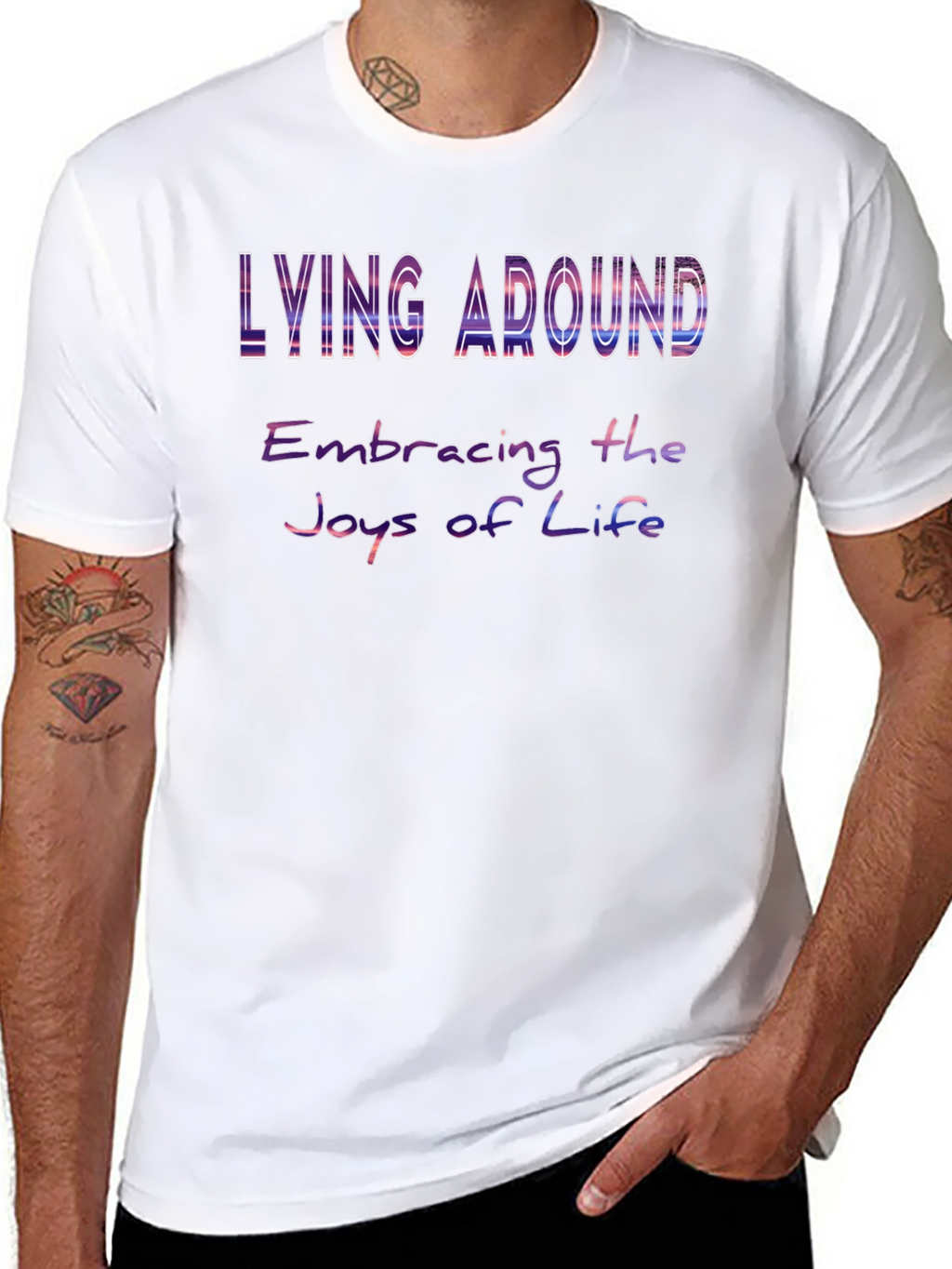 Lying Around Graphic Tee