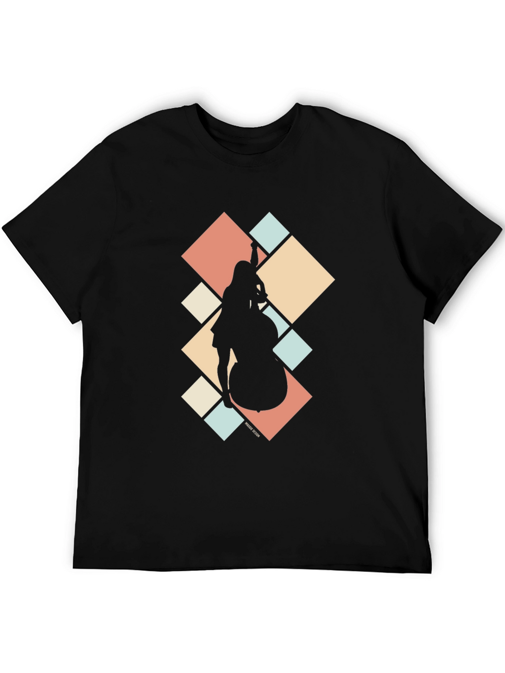Jazz Musician Silhouette Graphic Tee