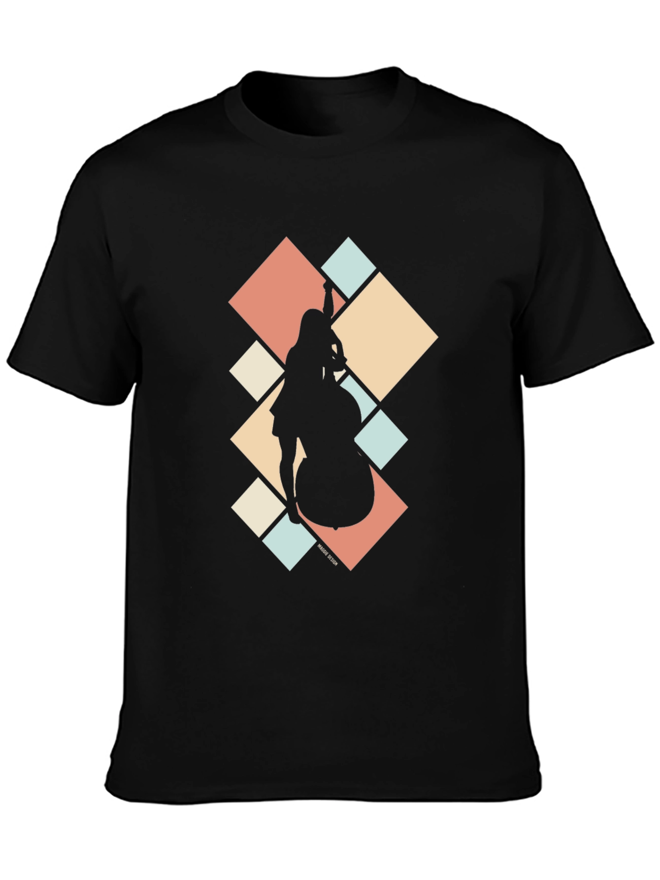 Jazz Musician Silhouette Graphic Tee