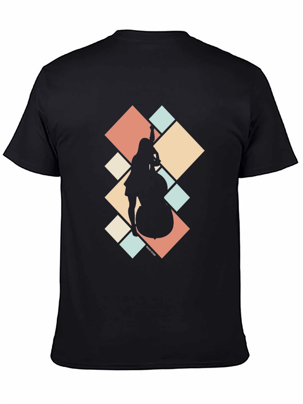 Jazz Musician Silhouette Graphic Tee