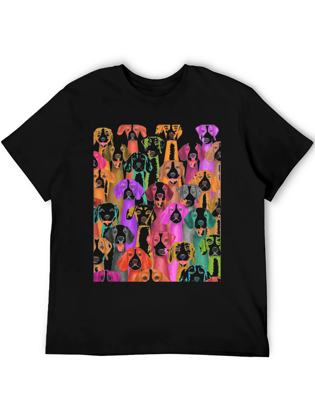 Dog Breed Collage Graphic T-Shirt