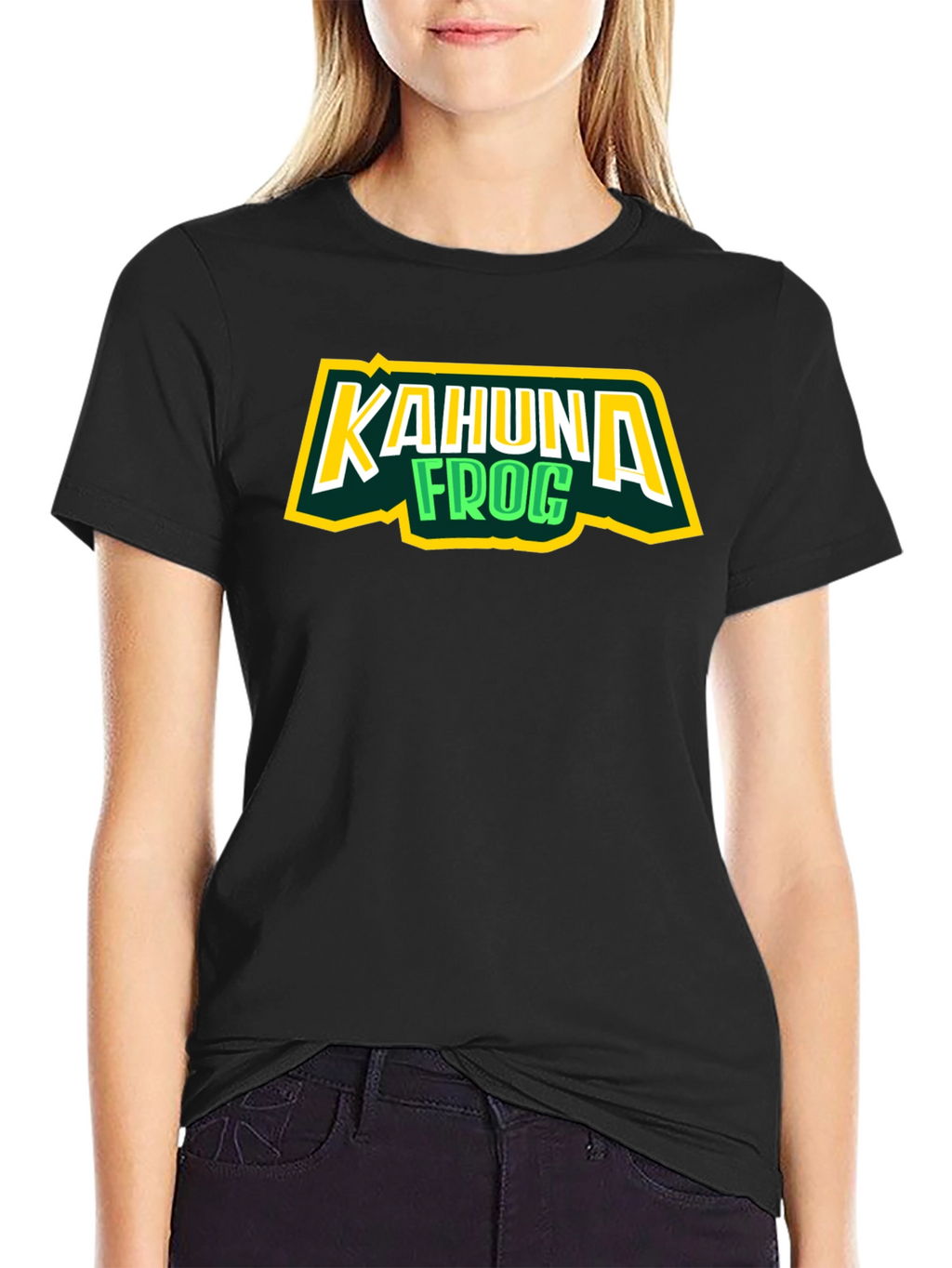 Kahuna Frog Black T-Shirt