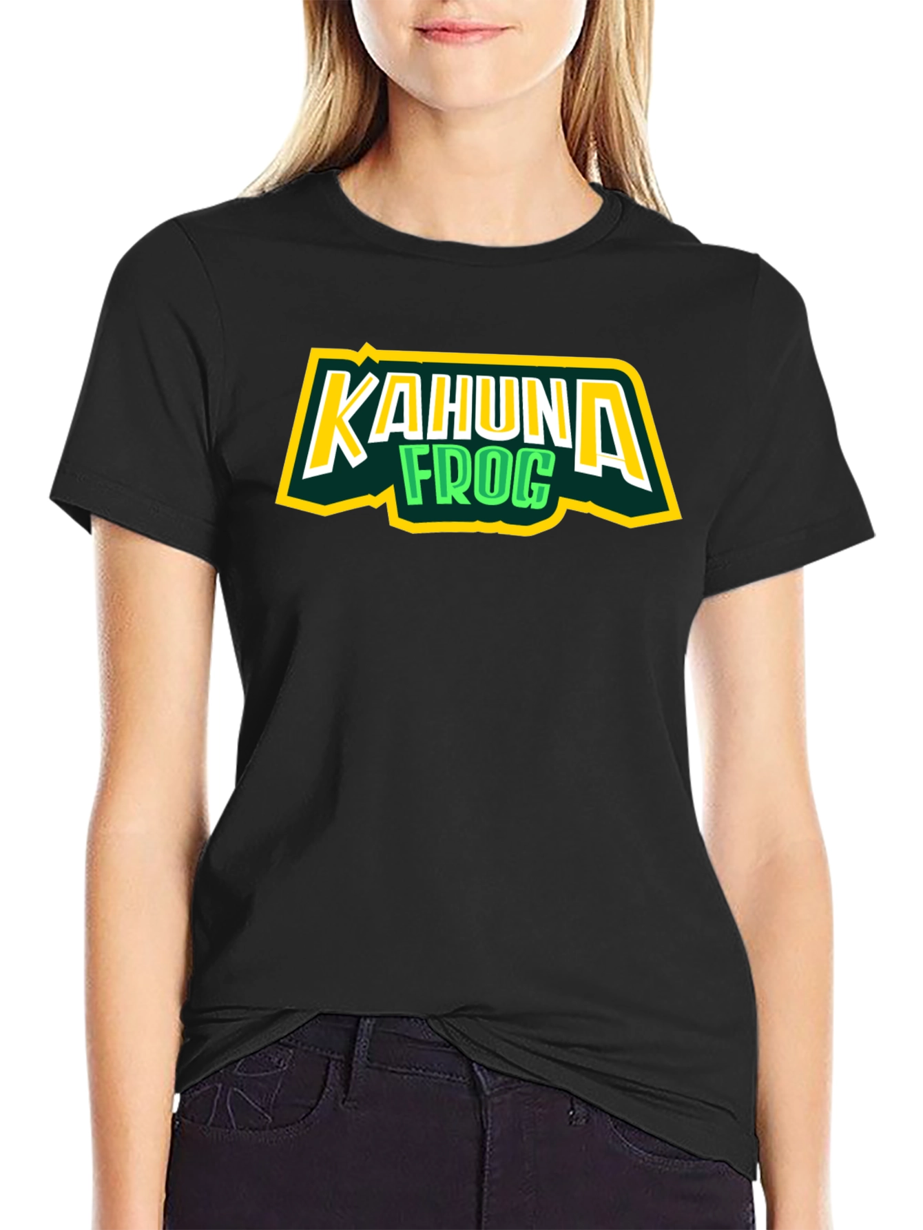 Kahuna Frog Black T-Shirt