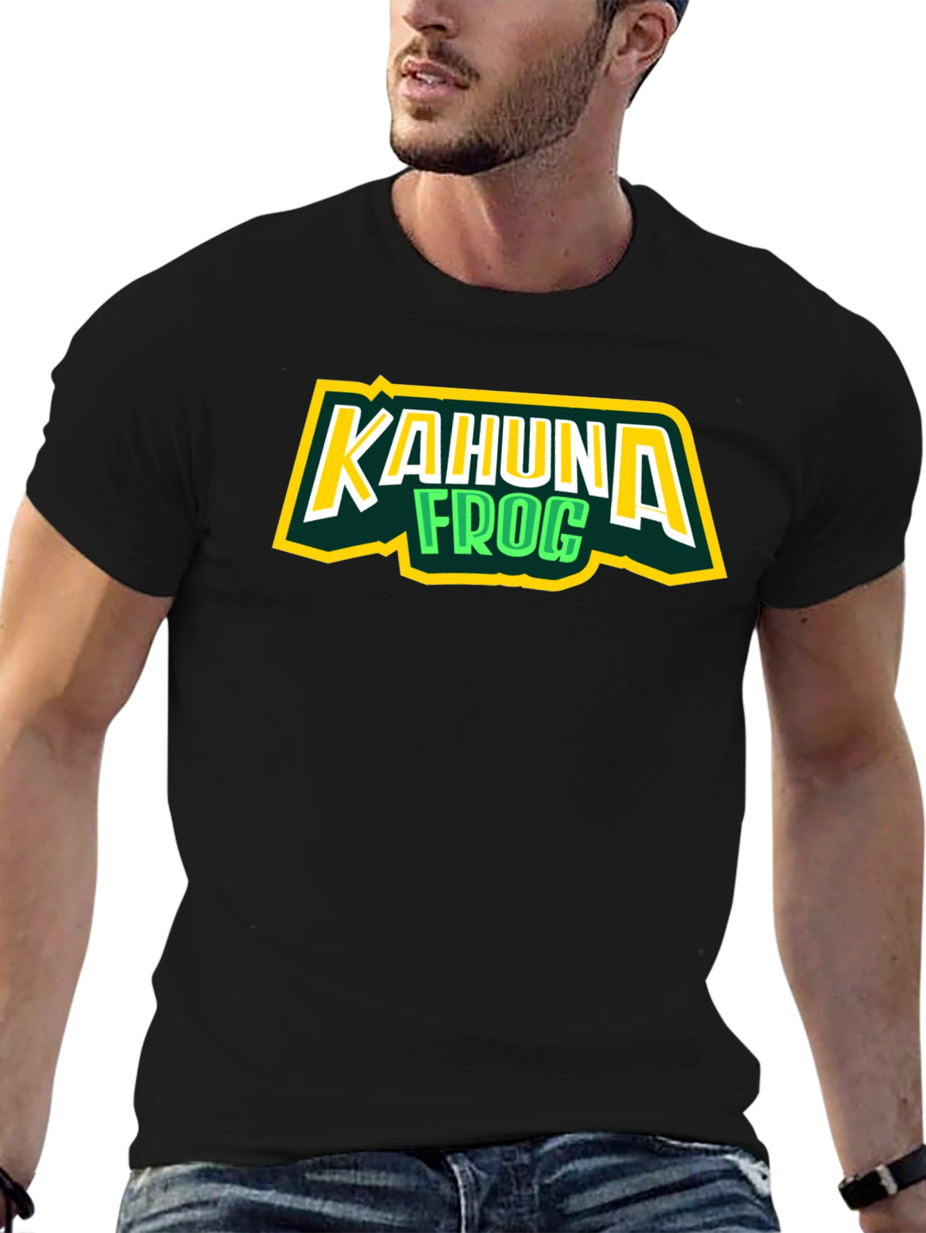 Kahuna Frog Black T-Shirt
