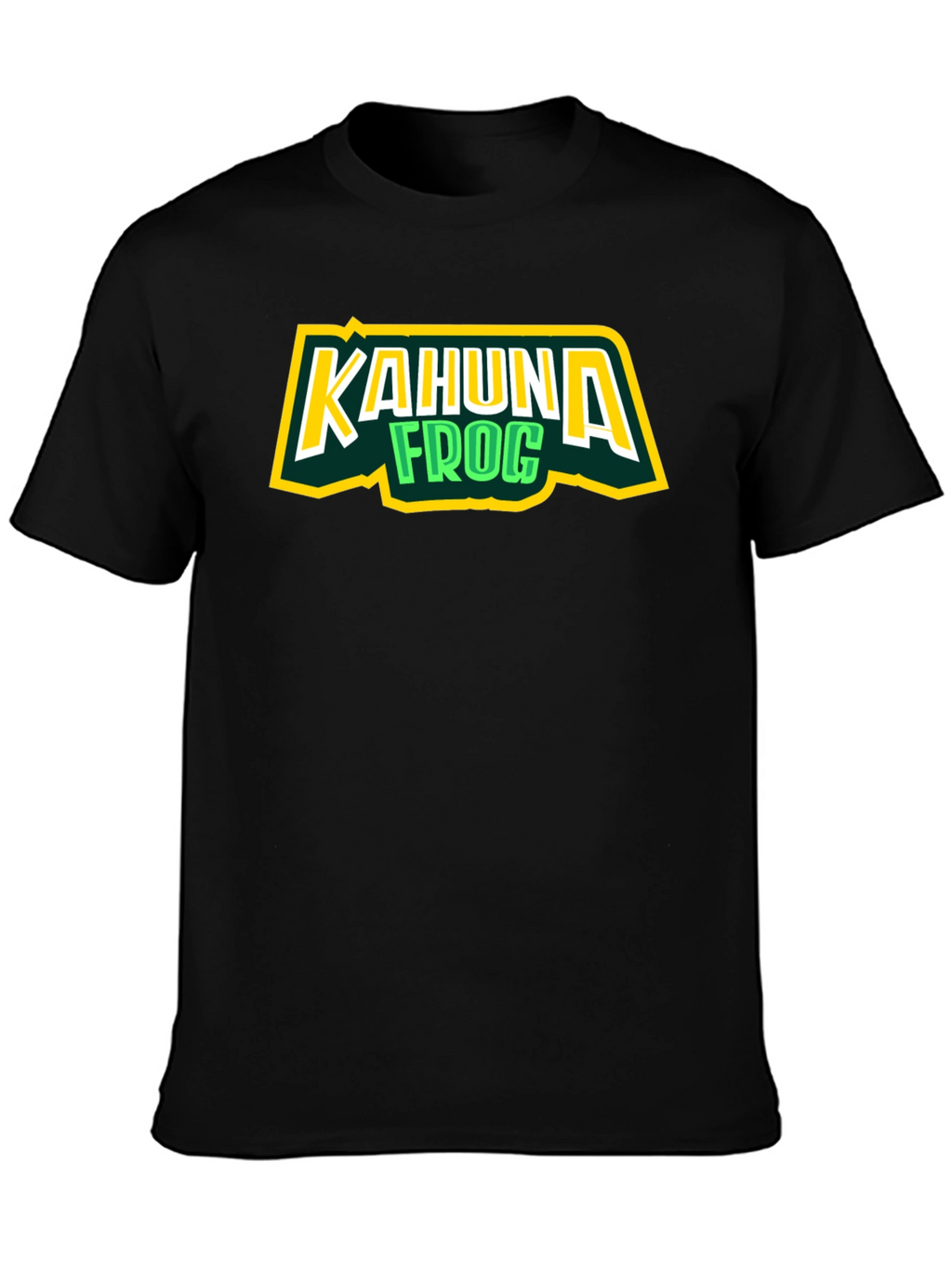 Kahuna Frog Black T-Shirt