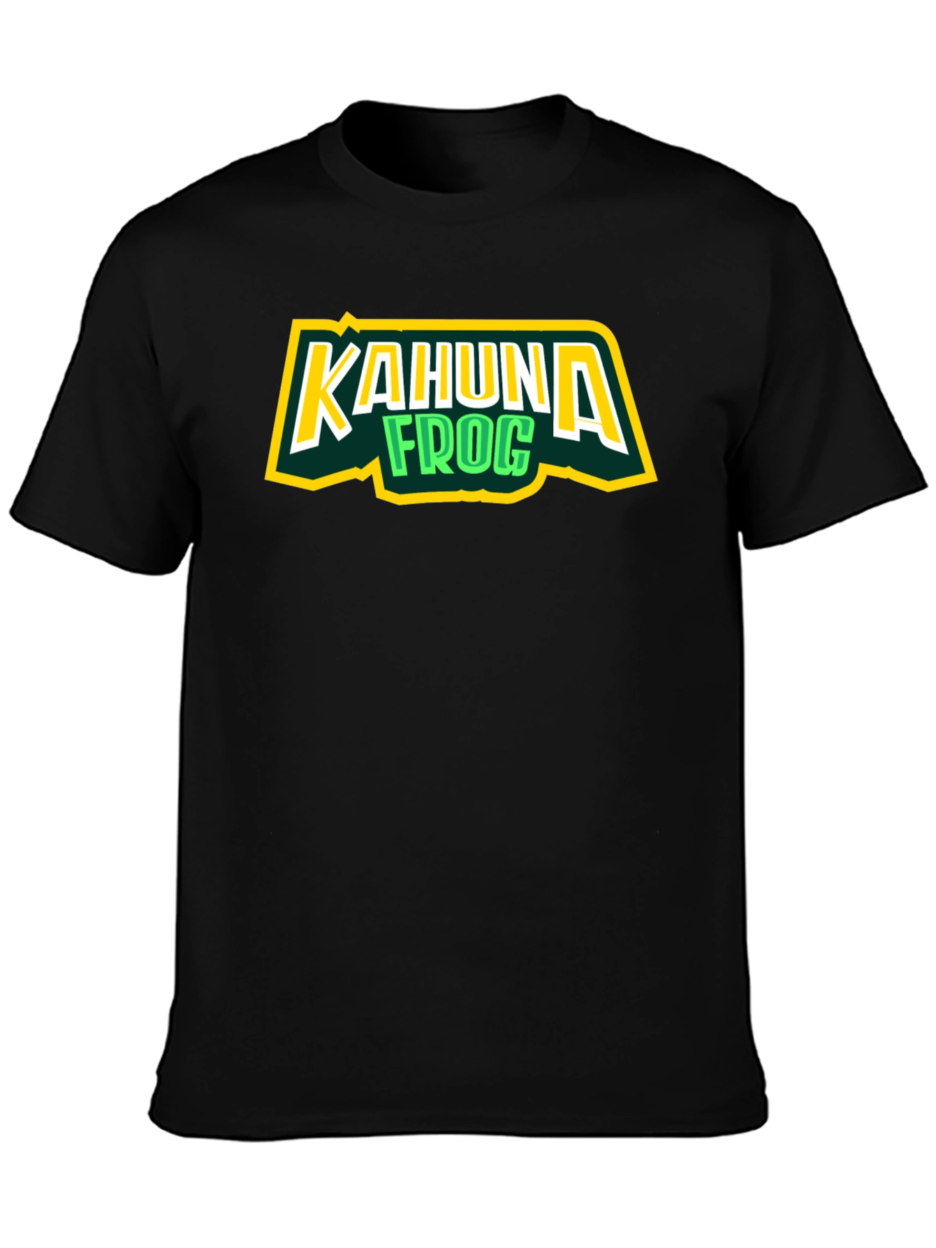Kahuna Frog Black T-Shirt