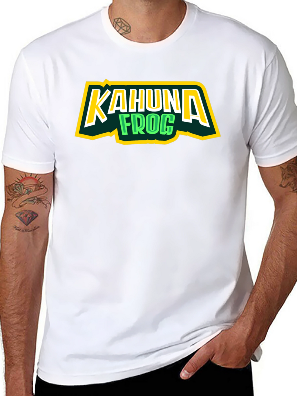 Kahuna Frog Black T-Shirt