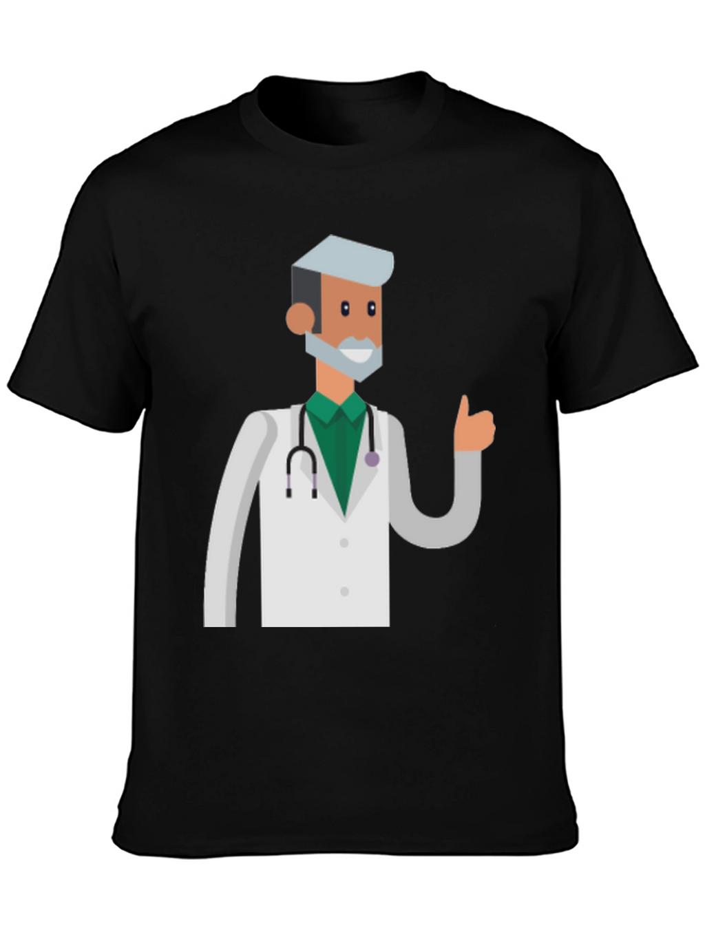 Doctor Graphic Black T-Shirt