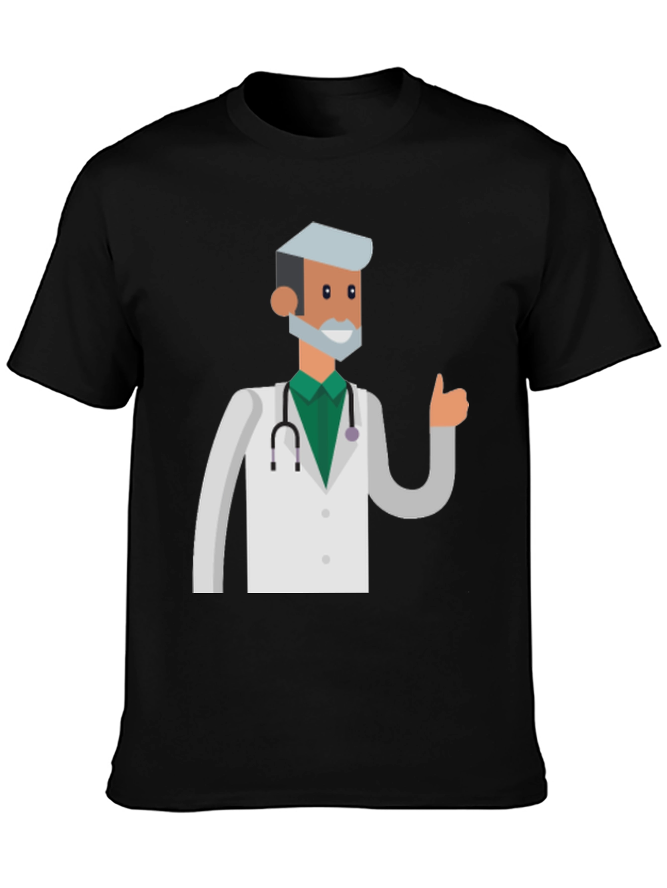 Doctor Graphic Black T-Shirt