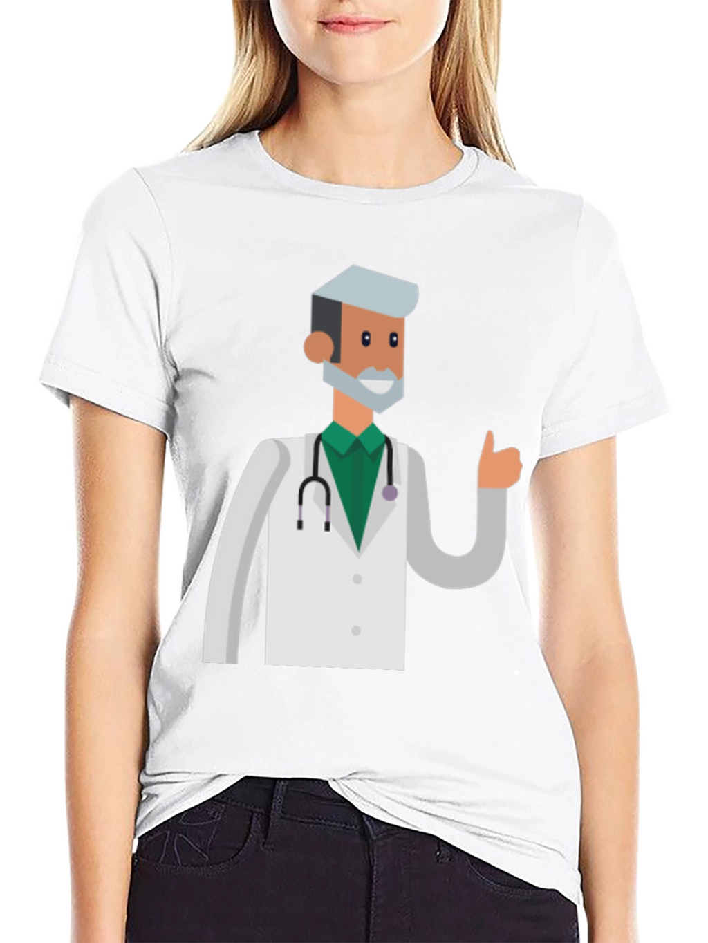 Doctor Graphic Black T-Shirt