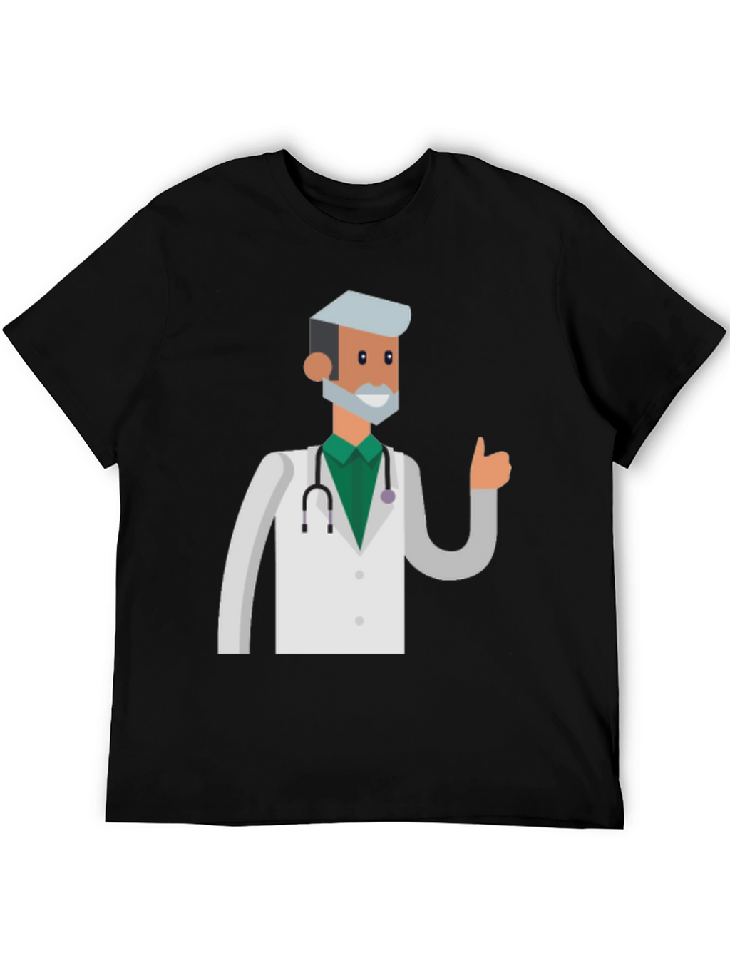Doctor Graphic Black T-Shirt